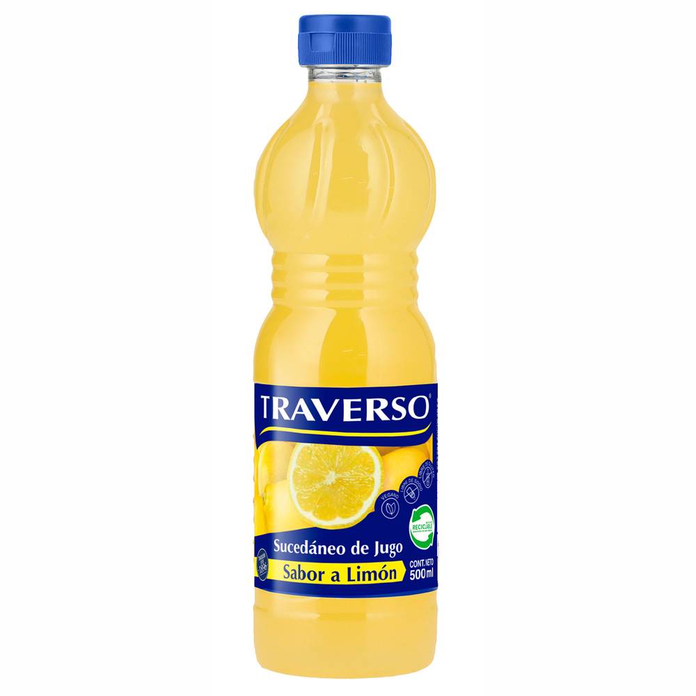 Traverso sucedáneo jugo de limón (botella 500 ml)
