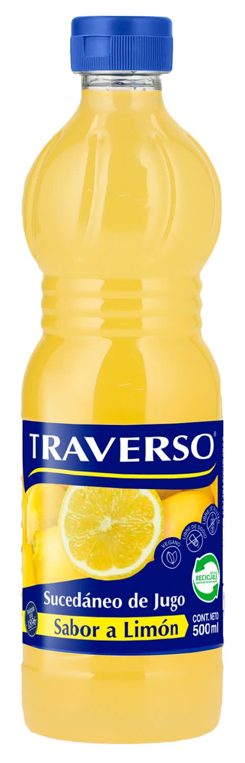 Traverso · Sucedáneo jugo de limón (500 ml)