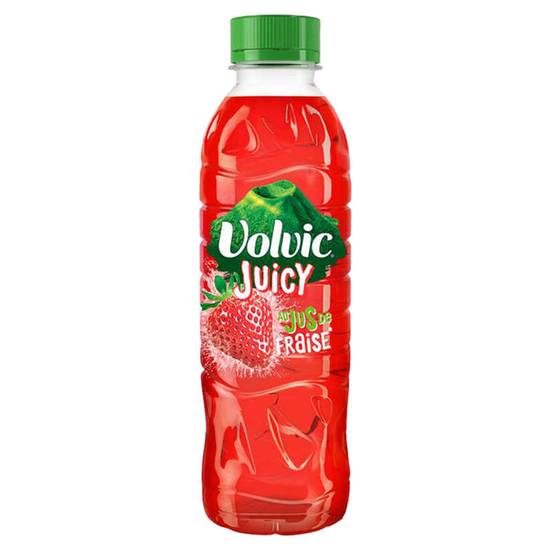 Volvic juicy eau minérale naturelle aromatisée fraise 50 cl