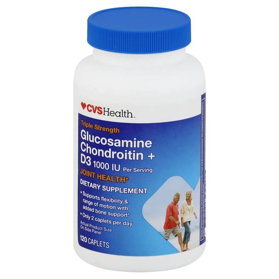 Cvs Health Glucosamine Chondroitin + D3 Dietary Supplement