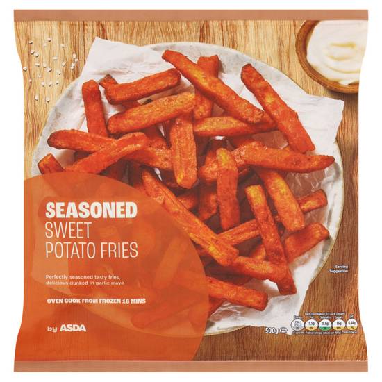 Asda Seasoned Sweet Potato Fries 500g