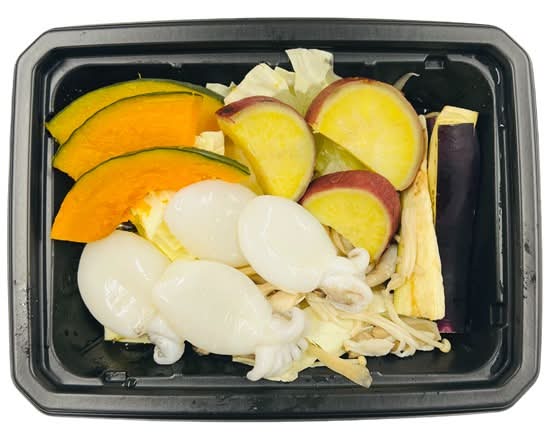 紋甲いかの春野菜蒸し【香味だれ】（成城石井自家製）　J-967