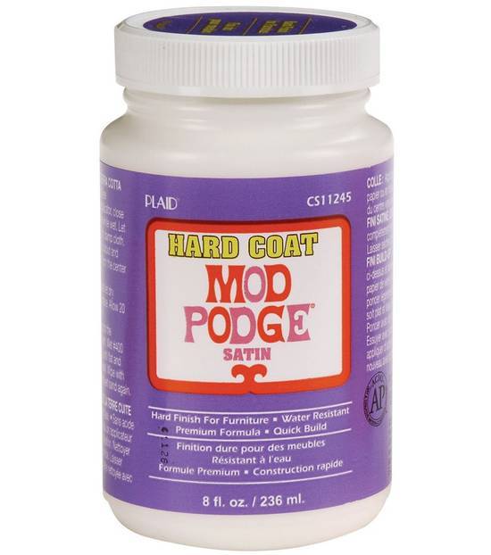 Plaid Mod Podge Hard Coat Satin (8 oz)