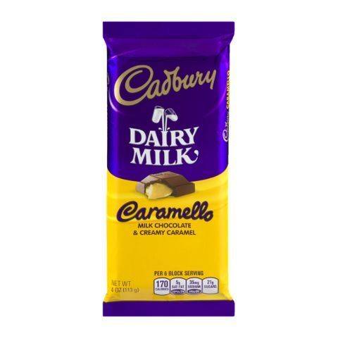 Cadbury Caramello Milk Chocolate Bar 4oz