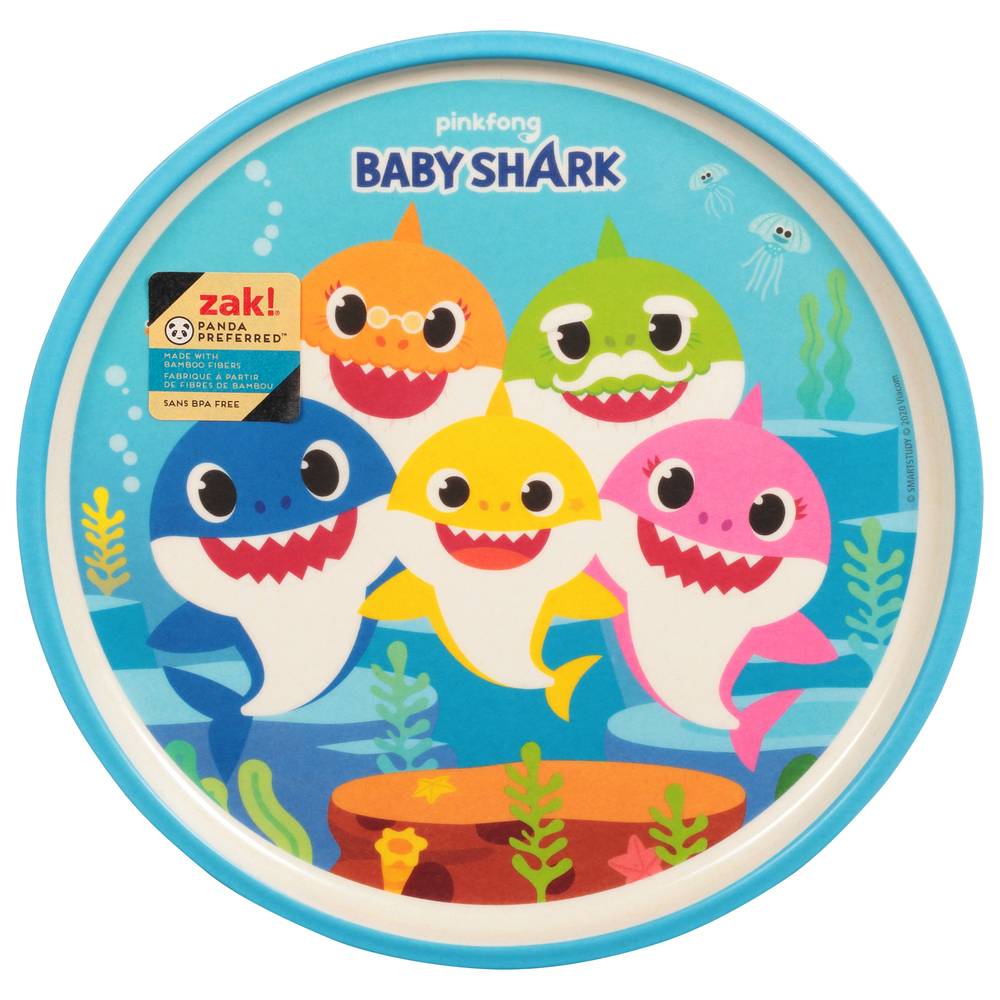 zak! Baby Shark Panda Preferred Plate