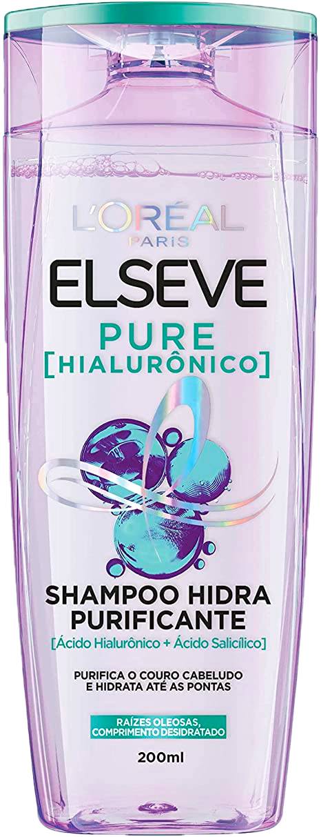 L’oréal paris shampoo elseve pure hialurônico (400 ml)