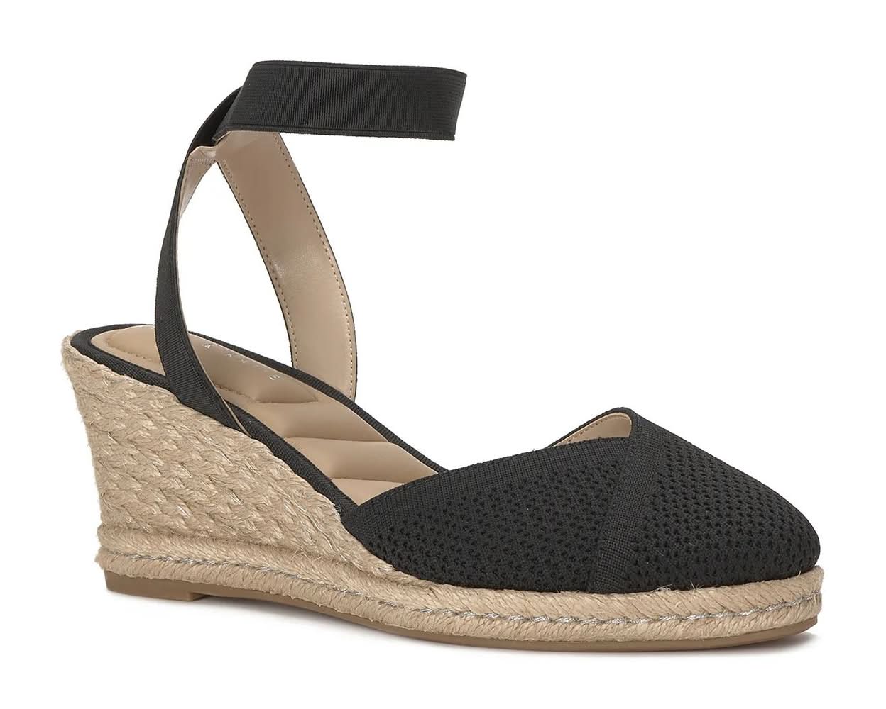 Kelly & Katie Kipsie Wedge Pump (Black Medium - 7.5)