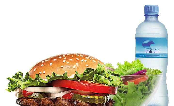 WHOPPER® Jr, Side Salad and Kiwi Blue