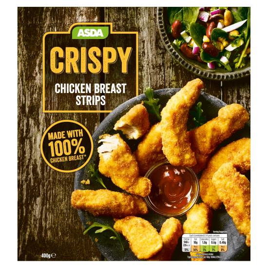 ASDA Crispy Chicken Breast Strips (400g)