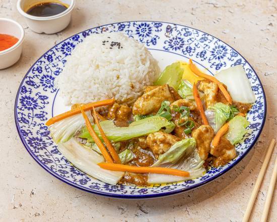 Sizzling Satay Rice