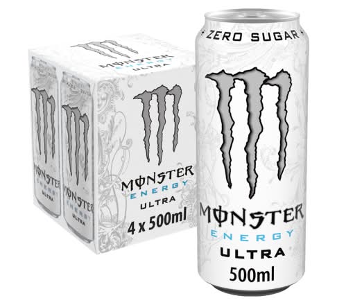 Monster Energy Zero Sugar Energy Drink (4 x 500ml)