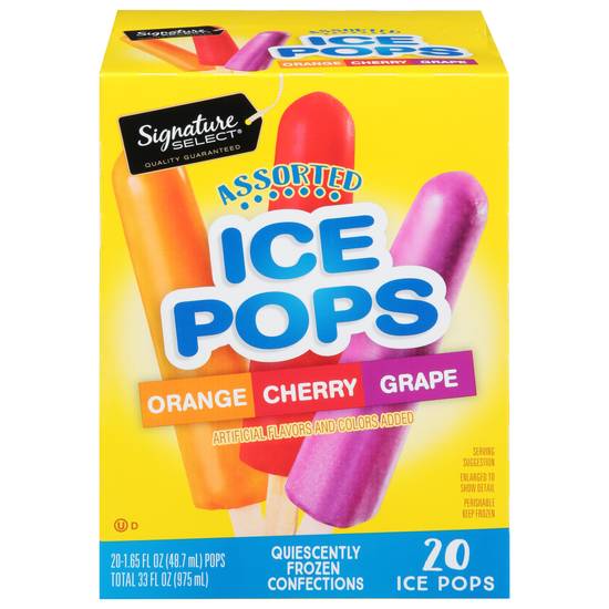 Signature Select Assorted Ice Pops (20 ct)