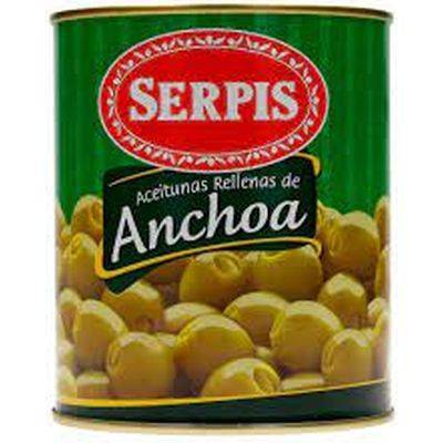 SERPIS Aceitunas Rell Anchoa 120grs R-212506