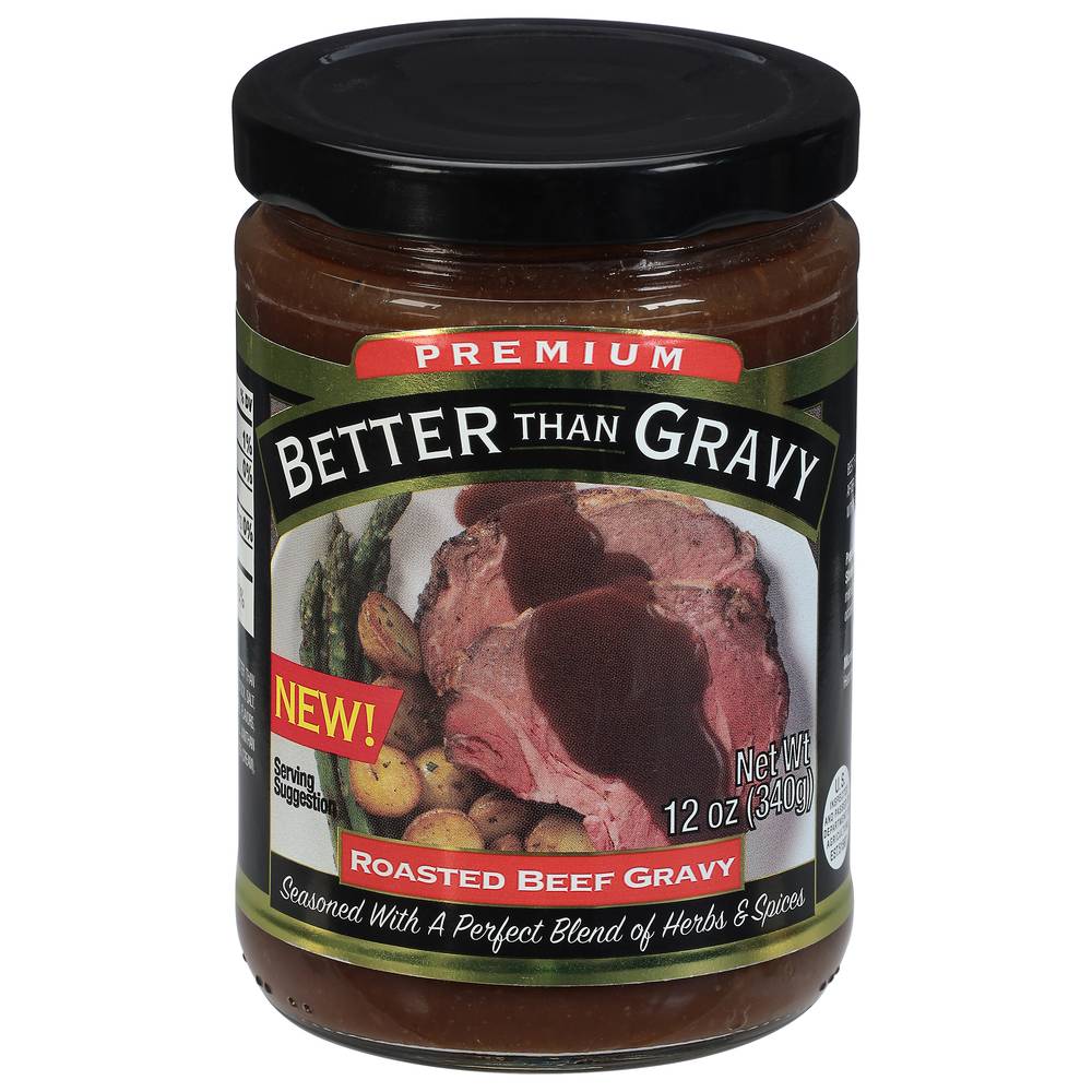 Better Than Gravy Premium Roasted Gravy, Beef (12 oz)