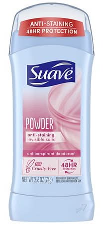 Suave Invisible Solid Antiperspirant Deodorant, Coconut Kiss, Women (1.2 fl oz)