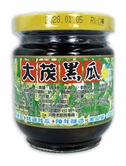 大茂黑瓜瓶裝 | 170 g #26040150