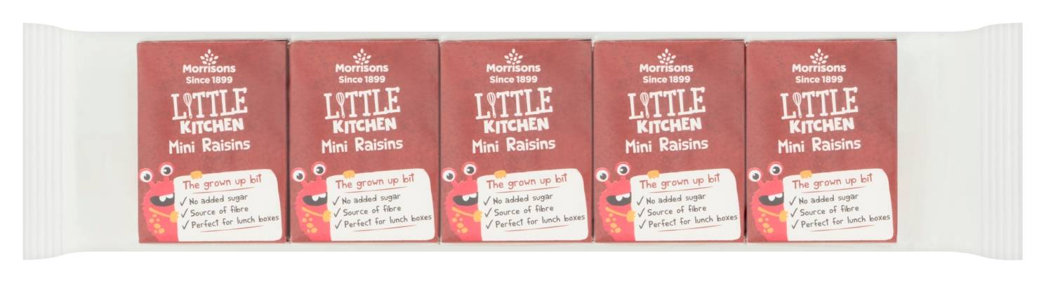 Morrisons Little Kitchen Mini Raisins (10 pack)