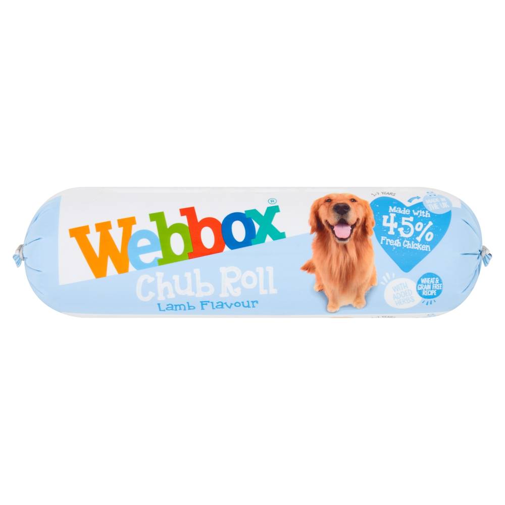 Webbox Lamb, Chub Roll Adult Dog Food (720g)