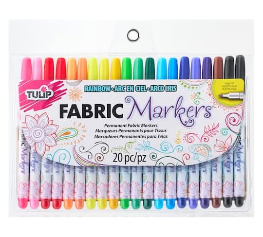 Tulip Fabric Fine Writers Markers, Assorted (20 ct)