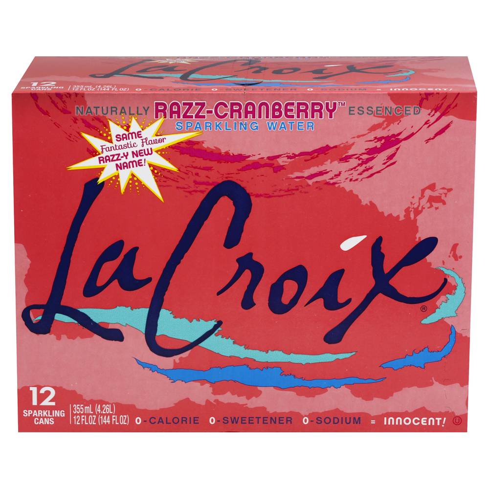 Lacroix Essenced Sparkling Water (12 ct, 12 fl oz) (razz-cranberry)