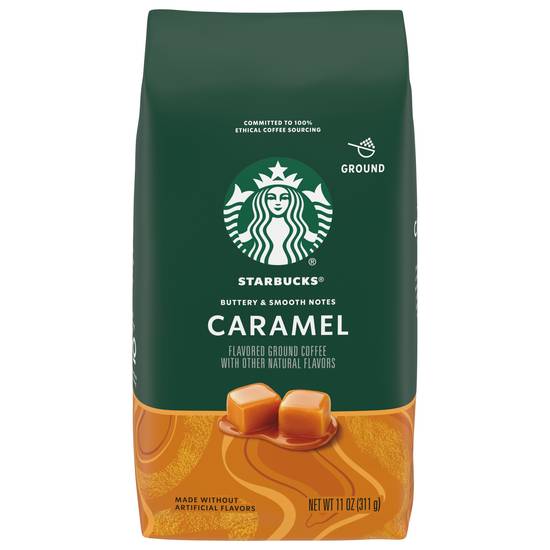 Starbucks Caramel Flavored Ground Coffee (11 oz)