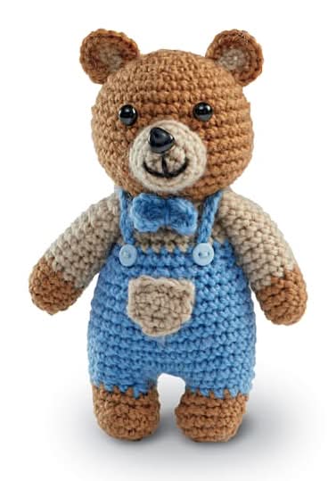 Loops & Threads Bear Amigurumi Crochet Kit (12 ct)