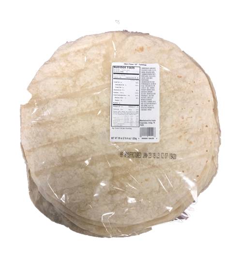 La Fiesta Flour Tortilla, 12 inch (10 ct)