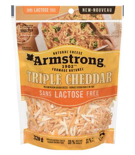 Armstrong Shredded Triple Cheddar (320 g)