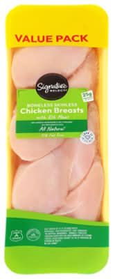 Signature Farms Boneless Skinless Chicken Breast (3.75 lbs)
