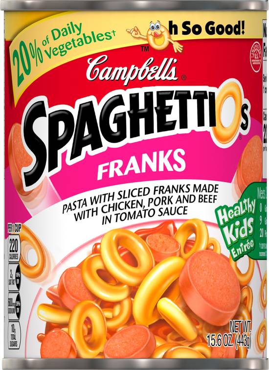 Campbell's Spaghettios Franks Pasta, Delivery Near You