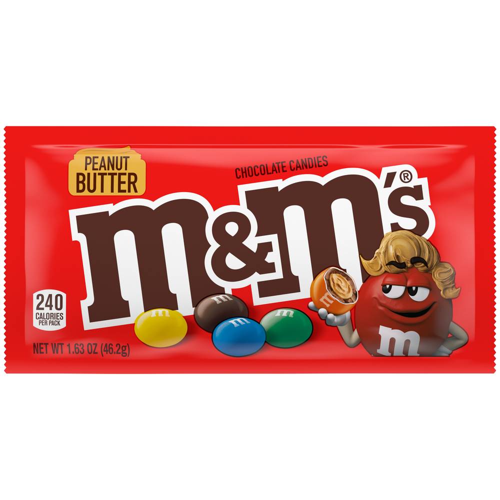 M&M's Chocolate Candies, Peanut Butter (1.63 oz)