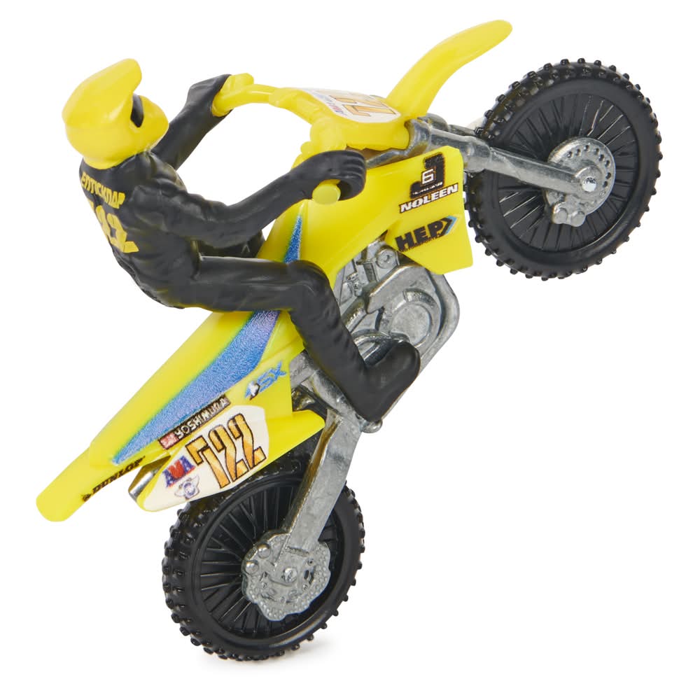 Supercross Authentic Adam Enticknap Die-Cast Motorcycle With Rider