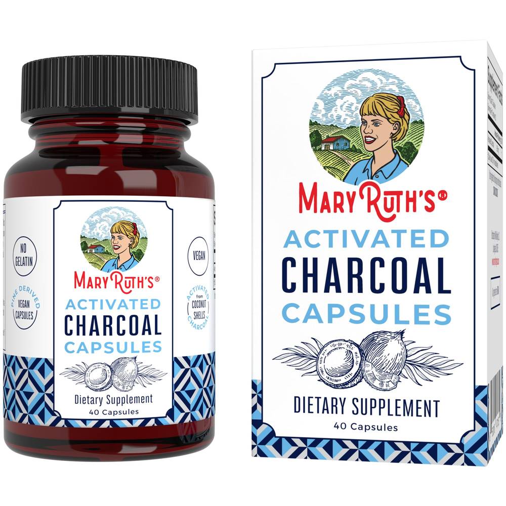 Maryruth's Activated Charcoal Capsules