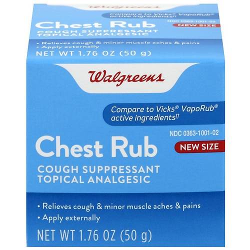 Walgreens Chest Rub - 1.76 oz