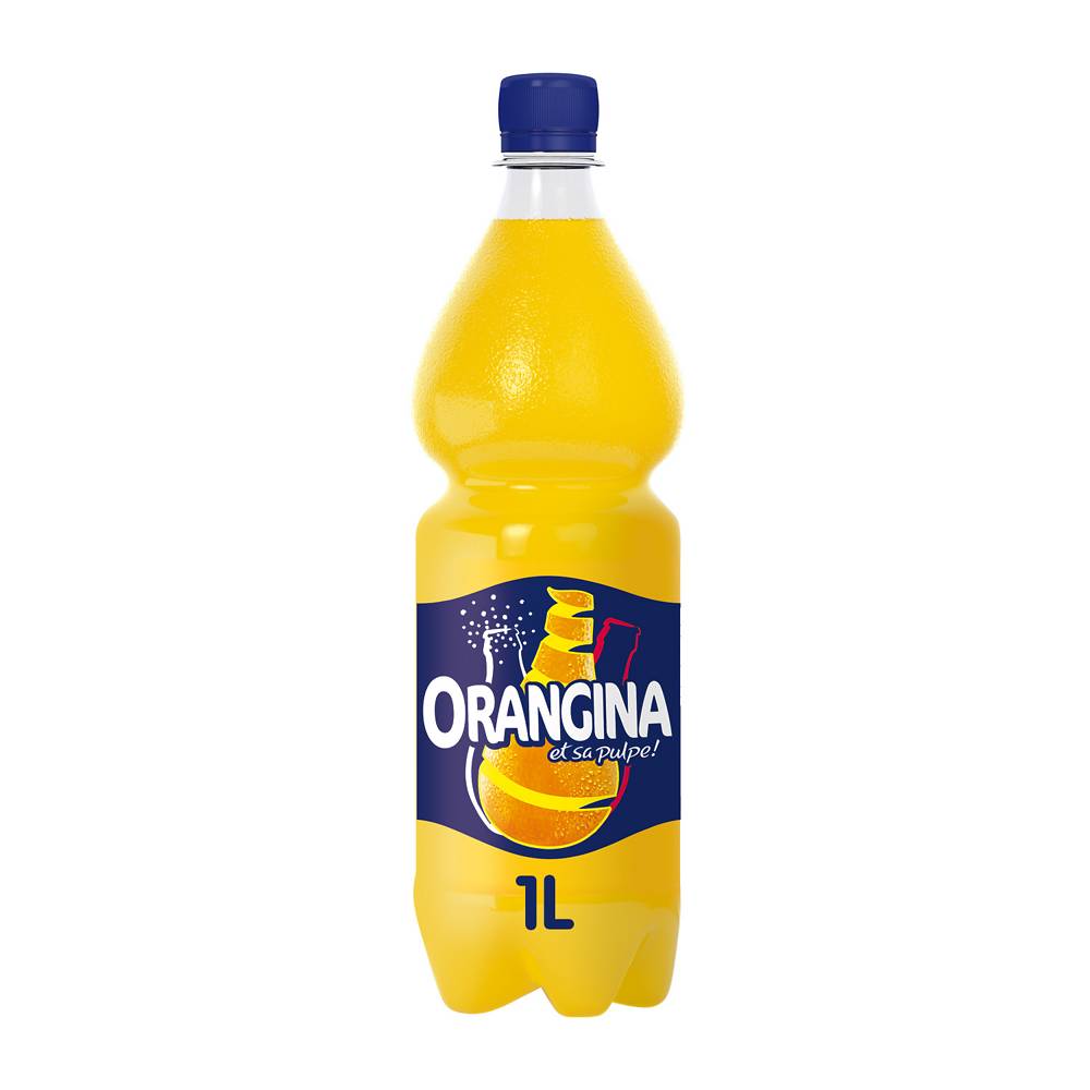 Orangina - Boisson gazeuse soda à l'orange (1 L)