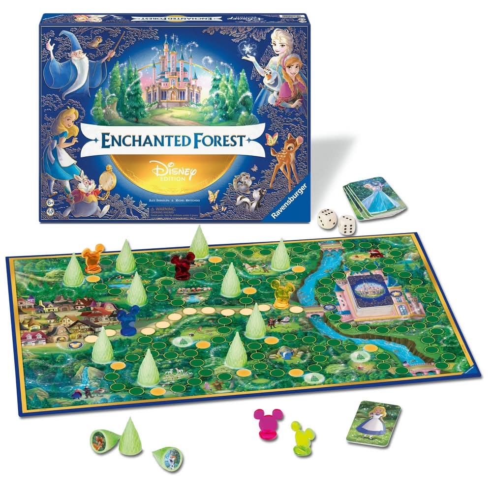 Disney Enchanted Forest: Memory Treasure Hunt Game Board Games