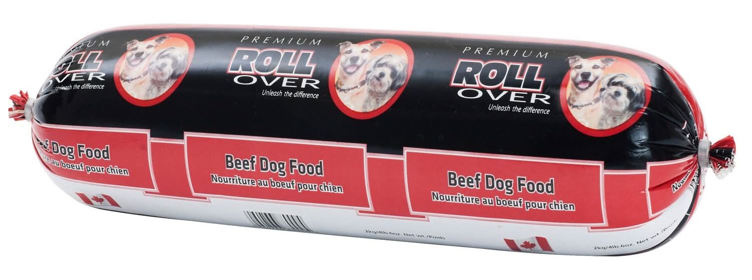 Rollover Beef Dog Food, 28 oz
