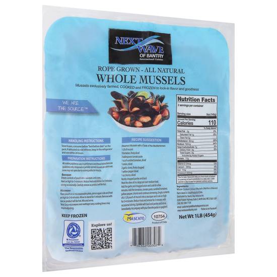 Next Wave Seafood Rope Grown Mussels (1 lb)