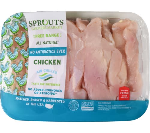 Sprouts Boneless Skinless Chicken Strips No Antibiotics Ever