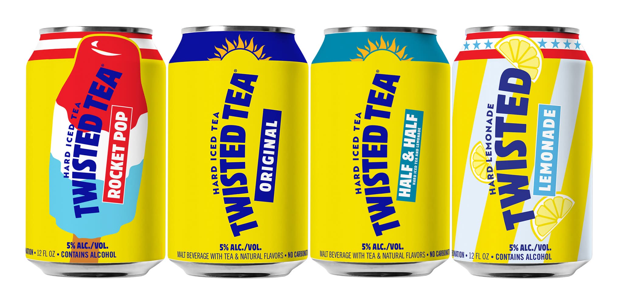 Twisted Tea Hard Iced Tea Variety Party pack, Original-Half & Half