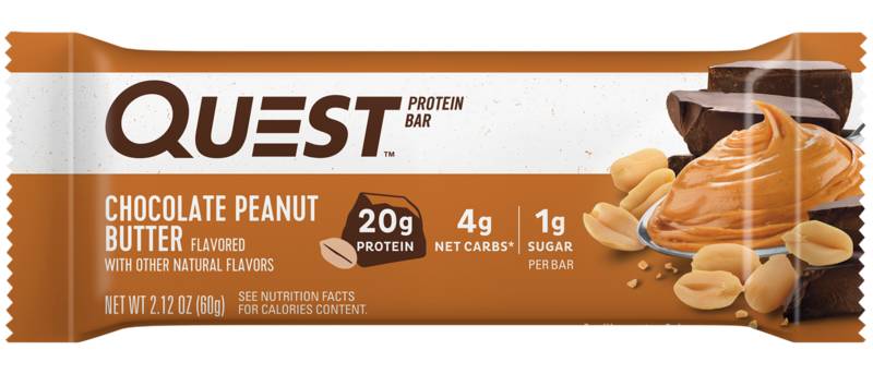 Quest Chocolate Peanut Butter Protein Bar 2.12oz