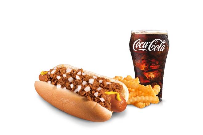 Jumbo Chili Dog Combo