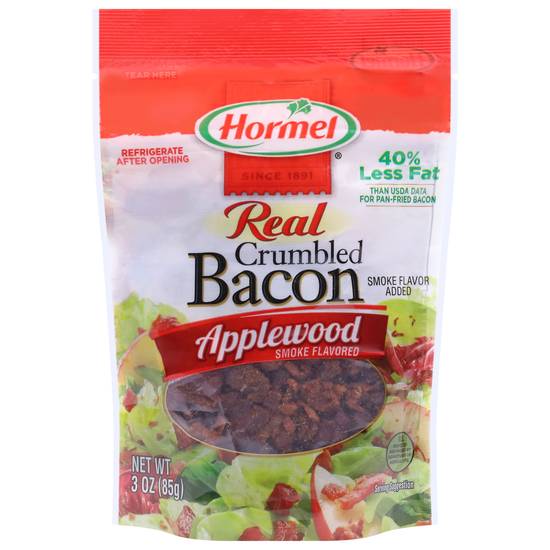 Hormel Real Crumbled Bacon Applewood Smoke Flavored (3 ounce pouch)