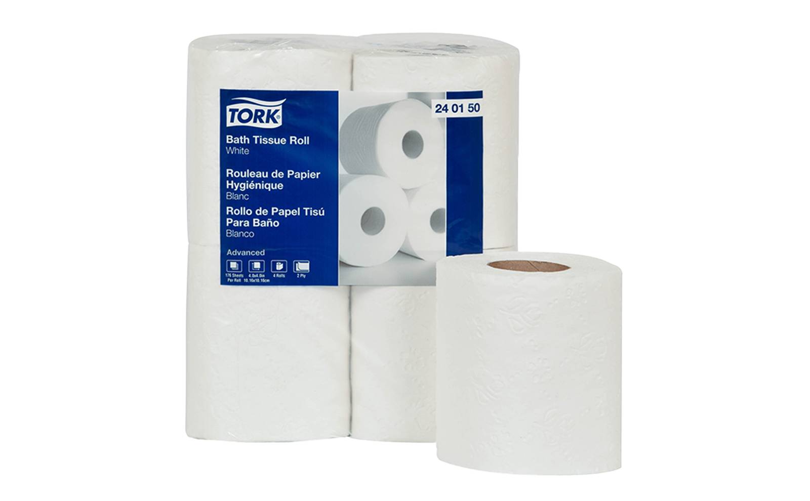 Tork 2 Ply Bath Tissue Roll (4 ct)