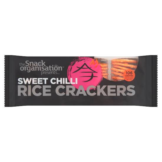 The Snack Organisation Sweet Chilli Flavour Rice Crackers