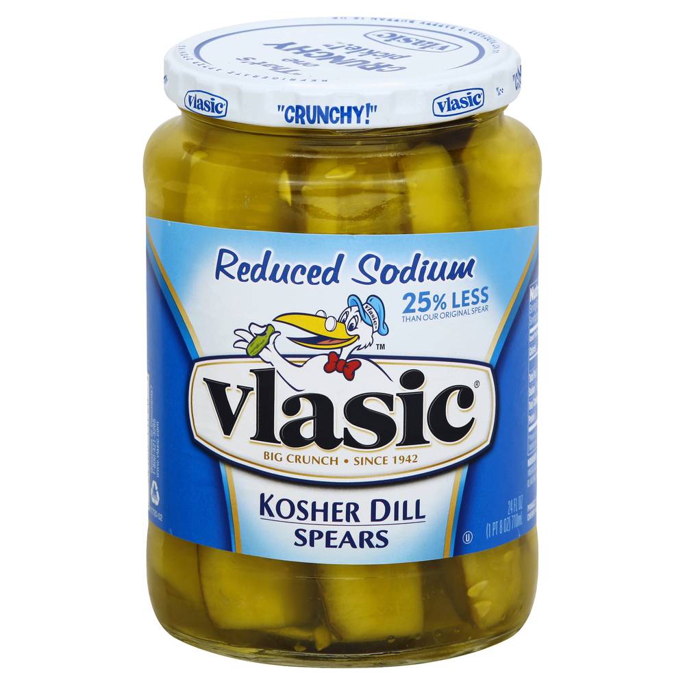 Vlasic Lightly Salted Kosher Dill Spears (24 fl oz)