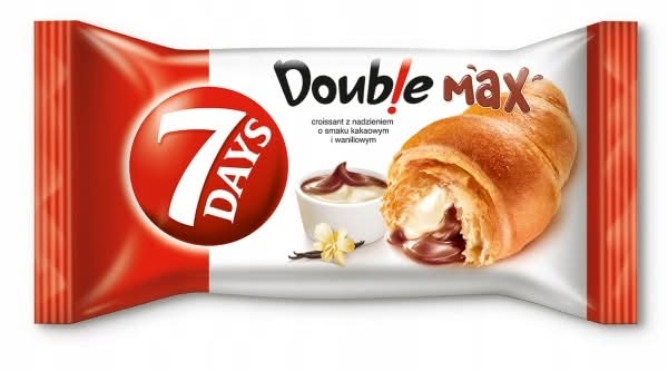 Rogalik 7Days Max z nadzieniem waniliowo-kakaowym 110 g