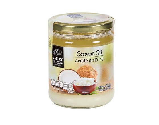 Aceite de coco Valley Foods 450 g