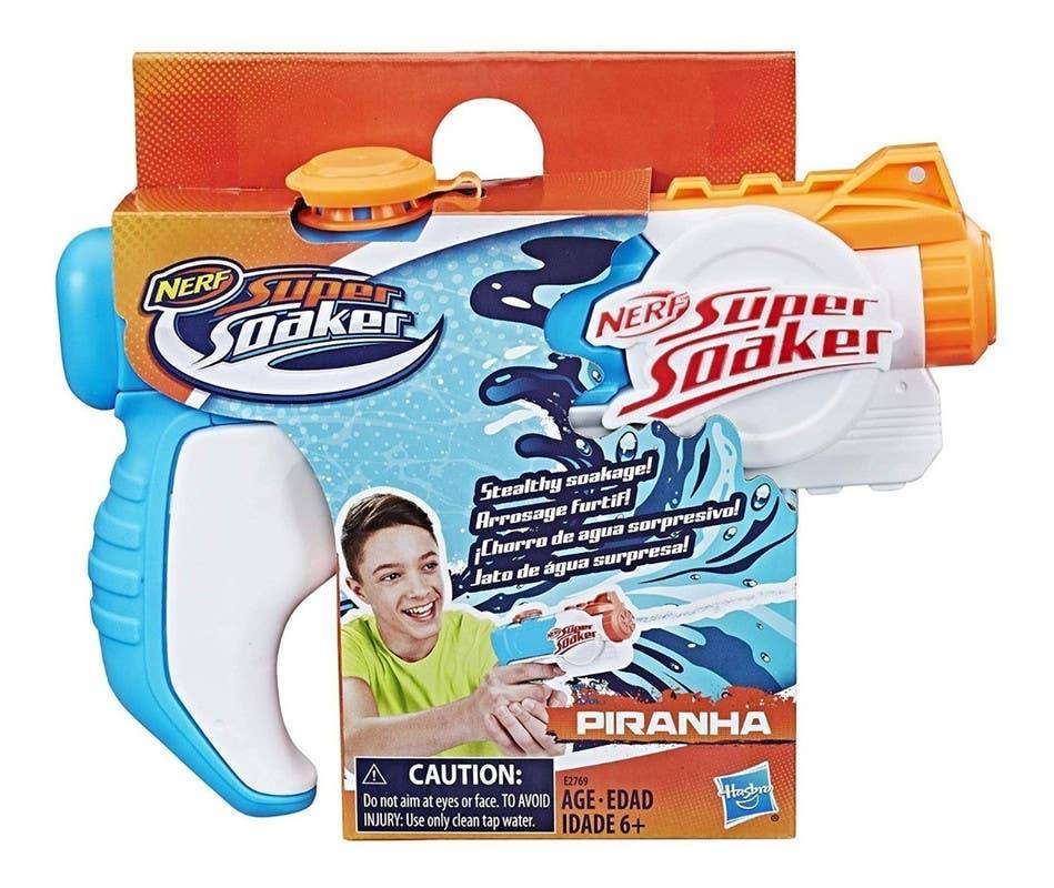 Nerf lanzador super soaker piranha