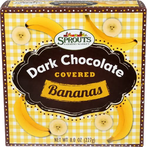 Sprouts Dark Chocolate Covered Bananas